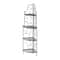 Glitzhome® 4ft. Metal 4-Tiered Corner Shelf Stand
